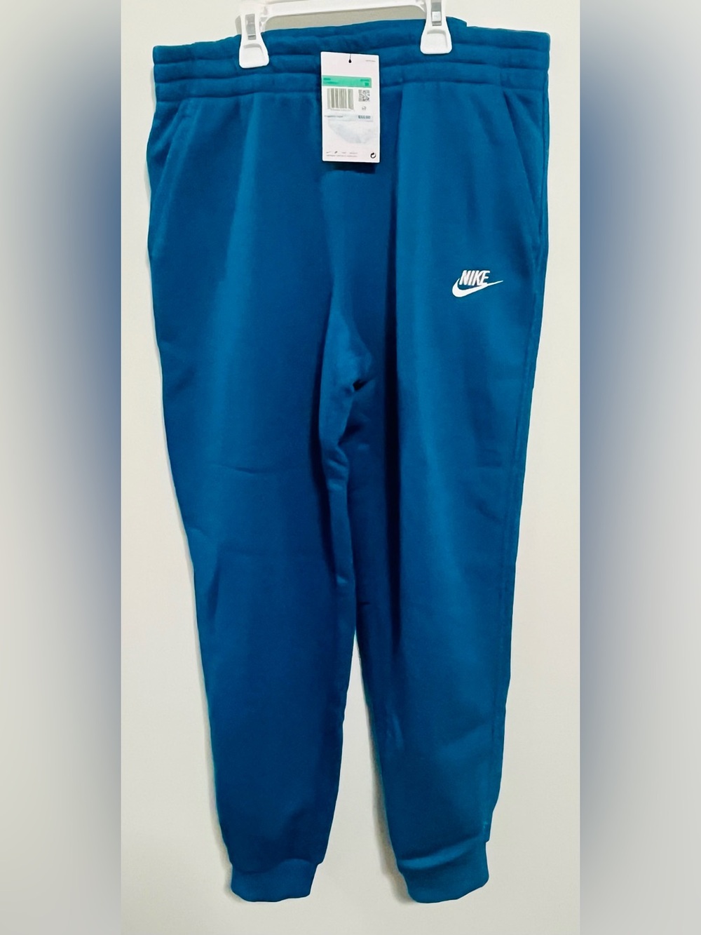 Nike Dark Teal Blue Kids Fleece Joggers